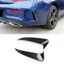 Load image into Gallery viewer, CARBON FIBRE REAR BUMPER SIDE VENT COVERS S205 W205 AMG PACKAGE &amp; C63 &amp; C43
