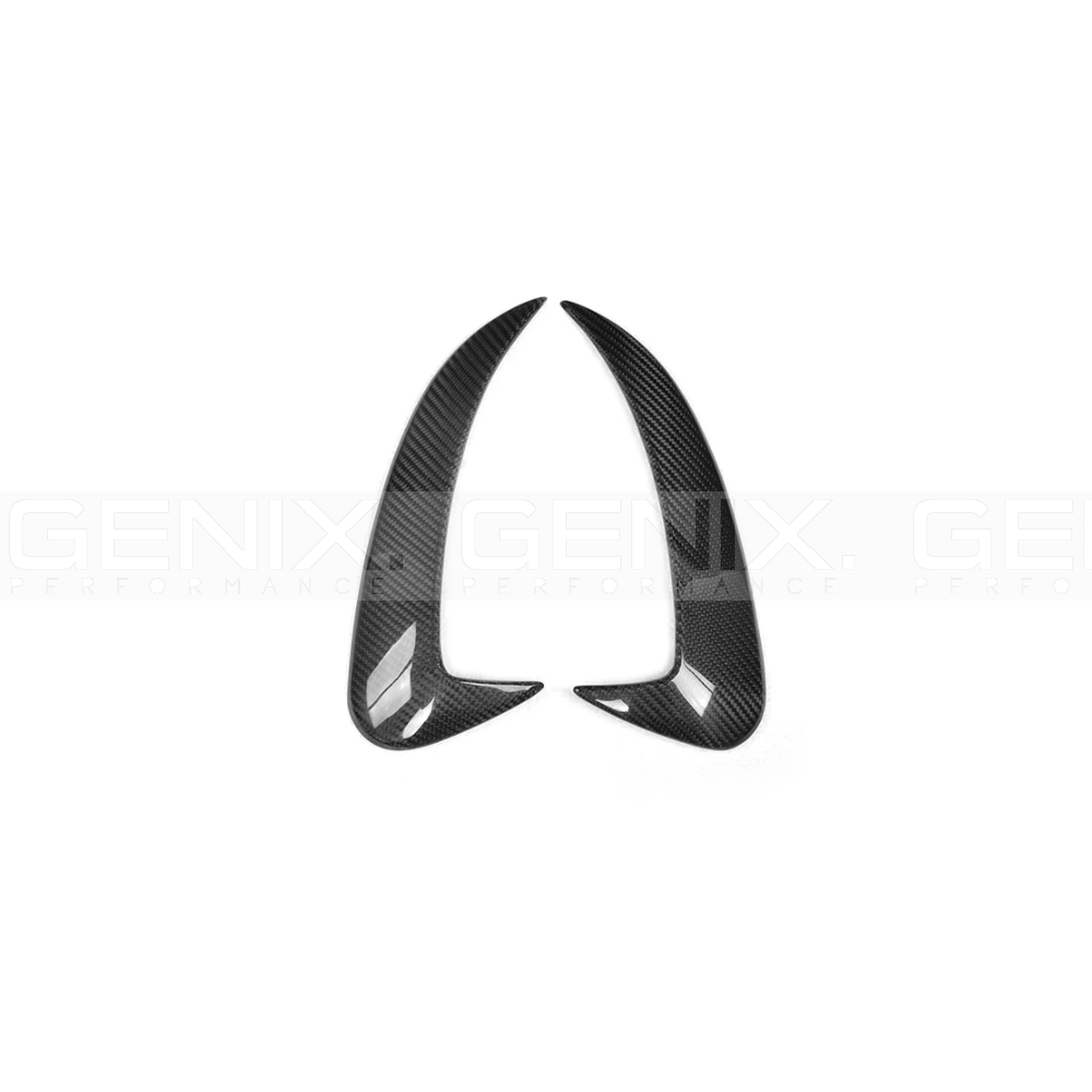 CARBON FIBRE REAR BUMPER SIDE VENT COVERS S205 W205 AMG PACKAGE & C63 & C43