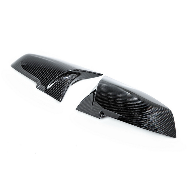 Carbonhaus F-Chassis M Inspired dry carbon fiber mirror cover set for BMW.